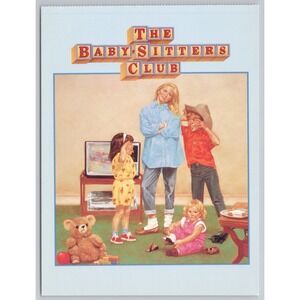 Vintage 1991 The Babysitters Club Postcard Dawn & The Impossible Three #5 Large